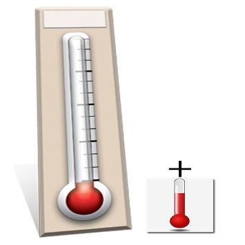 Fundraising Thermometer - General Party Large Cardboard Cutout/Standee/Standup