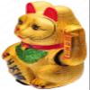 M.V. Trading MCAT102V Beckoning Ceramic Maneki Neko Lucky Cat, 8.25-Inches view 2