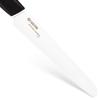 Kyocera Advanced Ceramic Revolution Series 7-inch Serrated Slicing Bread Knife, Black Handle, White Blade view 2