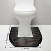 SMELLRID Absorbent & Odor - Control Bathroom Mat for Toilets for Men  High-Performance Splash Pad for Hygiene and Floor Protection  Durable Bathroom Mats  Pack of 6 (22 x 22 x 0.25 Inches) view 2