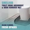 SMELLRID Absorbent & Odor - Control Bathroom Mat for Toilets for Men  High-Performance Splash Pad for Hygiene and Floor Protection  Durable Bathroom Mats  Pack of 6 (22 x 22 x 0.25 Inches) view 3