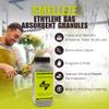 SMELLEZE Natural Ethylene Gas Absorbent Granules - 1 mm: 2 lb. Bottle view 3