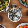 All-Clad Specialty Stainless Steel Kitchen Gadgets 5 Piece Tool Set with Caddy Kitchen Tools, Kitchen Hacks Silver view 3