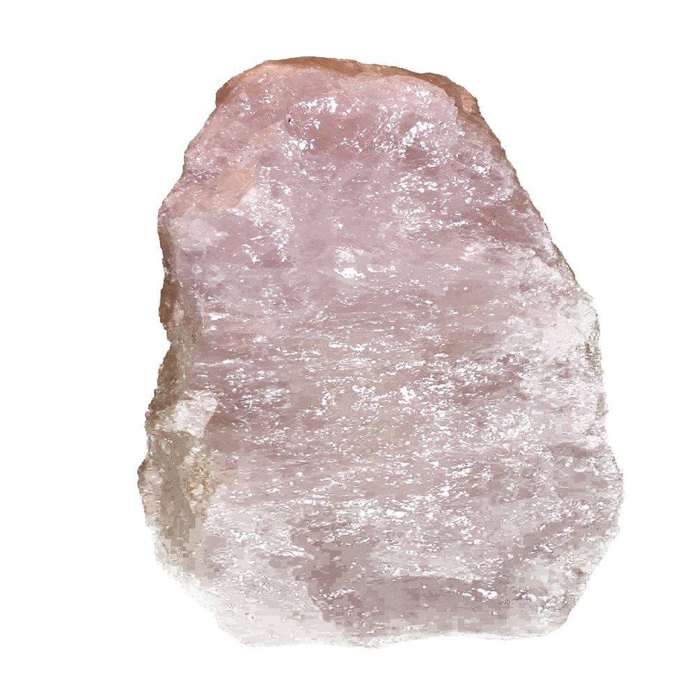 Rose Quartz Lamp Pink Natural Crystal Specimen Mineral Rough Decor Night Light