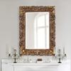 Howard Elliott Barcelona Hanging Rectangular Framed Wall Mirror, Antique Gold Resin, Traditional Designer Mirror for Home, Living Room or Bedroom, 23 x 35 Inch view 1