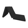 D&D Futon Furniture Trifold Foam Beds, Floor Tri-Fold Bed, Foldable Shikibuton Mattress Cushion Topper Mat for Space Saving Sleepover 3x27x75 in, Black view 4
