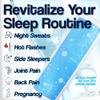 Cooling - Extra Firm Full Shredded Memory Foam Body Pillow w/Cooling Gel, Support and Comfort for Stomach and Side Sleepers by Mindful Design view 4