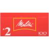 Melitta #2 Cone Coffee Filters, White, 100 Count - Packaging May Vary view 3