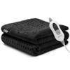 GENIANI Electric Heating Pad for Back Pain & Cramps Relief, Electric Throw, Auto Shut Off, Machine Washable, Moist Heat Pad for Neck & Shoulder - Valentines Day Gifts for Her (12'24" Black) view 1