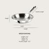 All-Clad D3 3-Ply Stainless Steel Fry Pan 8 Inch Induction Oven Broiler Safe 600F Pots and Pans, Cookware Silver view 2