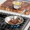All-Clad D3 3-Ply Stainless Steel Fry Pan 8 Inch Induction Oven Broiler Safe 600F Pots and Pans, Cookware Silver view 4