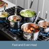 All-Clad D3 3-Ply Stainless Steel Sauce Pan with Lid 3 Quart, Induction, Oven Broiler Safe 600F, Multipurpose, Compatible w/ All Cooktops, For Restaurant or Home Kitchen, Pots & Pans, Cookware, Silver view 4