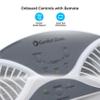 Comfort Zone Twin Window Fan with Remote Control, Removable Cover, Reversible, 9 inch, 3 Speed, 3 Function, Expandable, Exhaust, Airflow 8.40 ft/sec, Ideal for Home, Kitchen, Bedroom & Office, CZ310R view 2