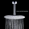 Purelux Ceiling Mount Shower Arm 6 Inches Water Outlet PJ0611 Made of Stainless Steel Straight Shower Arm with Gasket Flange, Chrome Finish view 4