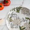 Rosanna Olive Oil Large Porcelain Serving Bowl, 13", 1 Unit, Salad Bowl, Pasta Serving Bowls, Italian Pasta Bowls view 2