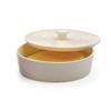 RSVP International Stoneware Tortilla Warmer & Server with Lid, Dishwasher, Microwave and Oven Safe, 8.5" Dia x 3.5", White view 4