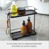 YAMAZAKI Home Tower Bath Rack - Bathroom Shower Storage Holder, Caddy Shelf Organizer - Small, 13" - Steel - view 3