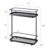YAMAZAKI Home Tower Bath Rack - Bathroom Shower Storage Holder, Caddy Shelf Organizer - Small, 13" - Steel - view 4
