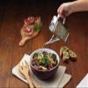 KitchenCraft World of Flavours Olive Oil Drizzler Can with Decorative Print, Stainless Steel, 500 ml view 2