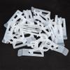 Novelty Lights 25 Pack All in One Christmas Light Clips, C7 and C9 Roof Line Clips for Shingle and Gutter Mounting, Clear/White view 3