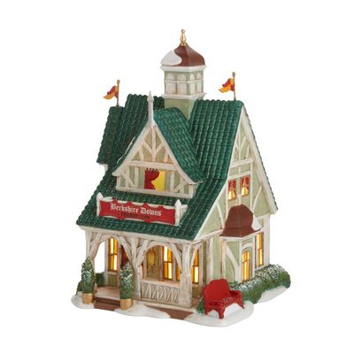Department 56 Dickens' Village Berkshire Downs Cricket Club Lit Building