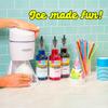 Hawaiian Shaved Ice S900A Snow Cone and Shaved Ice Machine with 2 Reusable Plastic Ice Mold Cups, Non-slip Mat, Instruction Manual, 1-year Manufacturers Warranty, 120V, White view 2