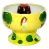 Myriahs 48 Ounce Ceramic Flaming Volcano Hula Girl Tiki Drink Bowl view 1
