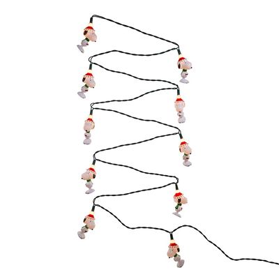 Kurt Adler 11-Foot 10-Light Peanuts Snoopy Light Set