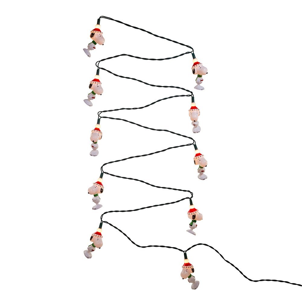 Kurt Adler 11-Foot 10-Light Peanuts Snoopy Light Set