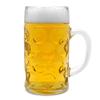 Home to Table Oktoberfest Large 44 Oz Dimpled Glass Jumbo Beer Mug With Handle Steins, Perfect For Coffee/Tea, Everyday Drinking, Cocktail. view 1