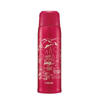 Zojirushi SJ-JS10RA Stainless Steel Bottle Mug, Red
