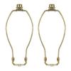 Royal Designs, Inc. HA-1001-8.5BR-2 Heavy Duty Lamp Harp Finial And Lamp Harp Holder Set, 8.5", Polished Brass view 1