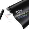 Chalkboard Wallpaper Stick and Peel Customizable Paint Self-Adhesive Removable Reusable for Homeschool Office Training Displays Blackboard 17.7"x78.7" view 1