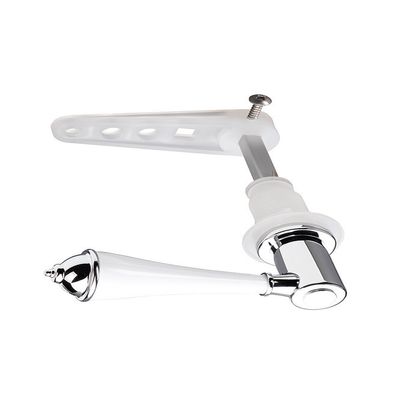 Croydex Classic Cistern Lever, Chrome/White