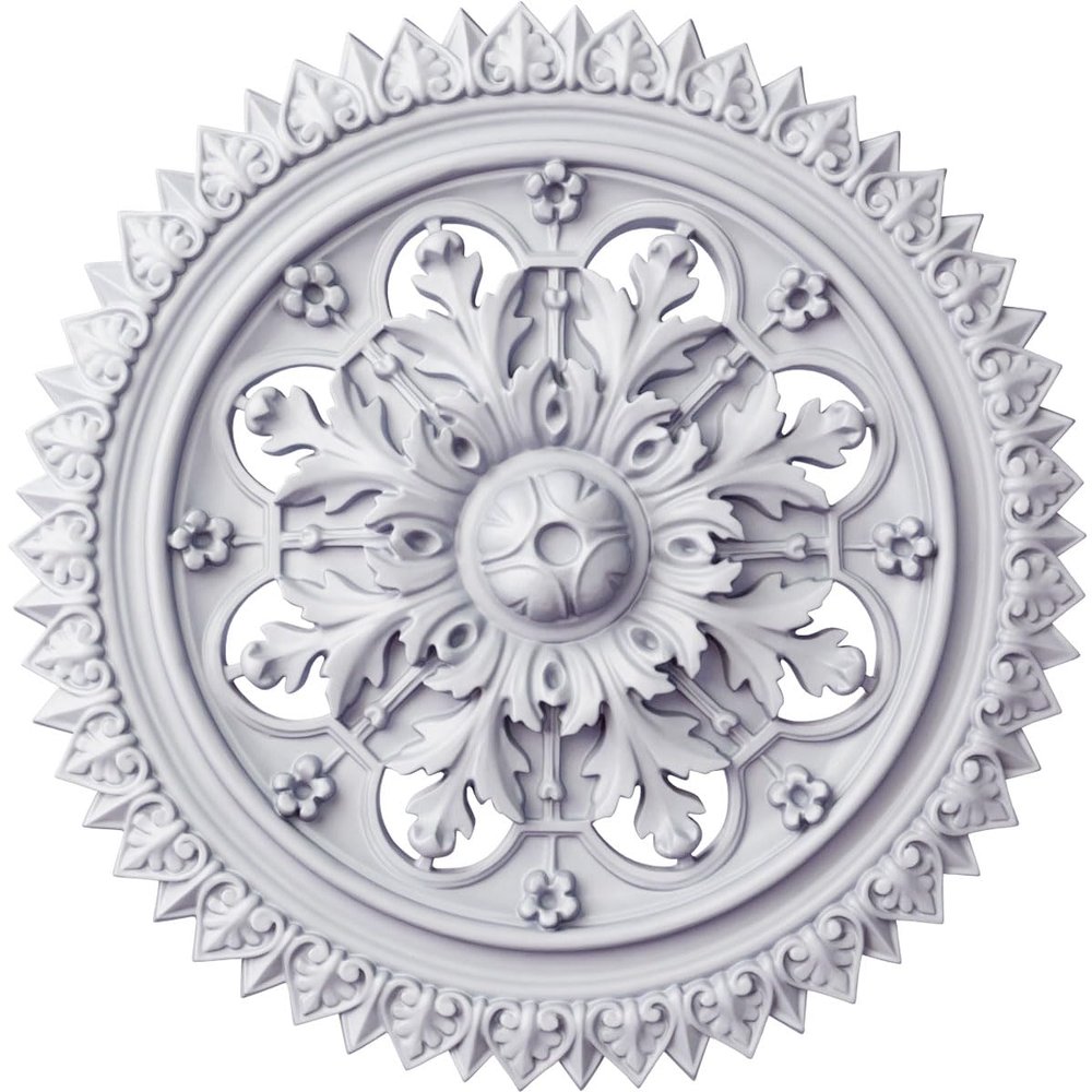 Ekena Millwork CM21YO 21 5/8-Inch OD x 1 7/8-Inch ID x 2 1/2-Inch York Ceiling Medallion