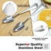 Better Houseware Grapefruit Spoons ,Set of 2 Grapefruit Spoons serrated stainless steel ,grapefruit spoon Baby fruit spoon scraper, Spoons with Serrated Edges for Orange & Kiwi, Ginger Peeler view 4