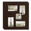 Pioneer Photo Albums Collage Frame Embossed Travel Photo Album, Brown 12x12 Inches view 1