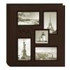 Pioneer Photo Albums Collage Frame Embossed Travel Photo Album, Brown 12x12 Inches view 4