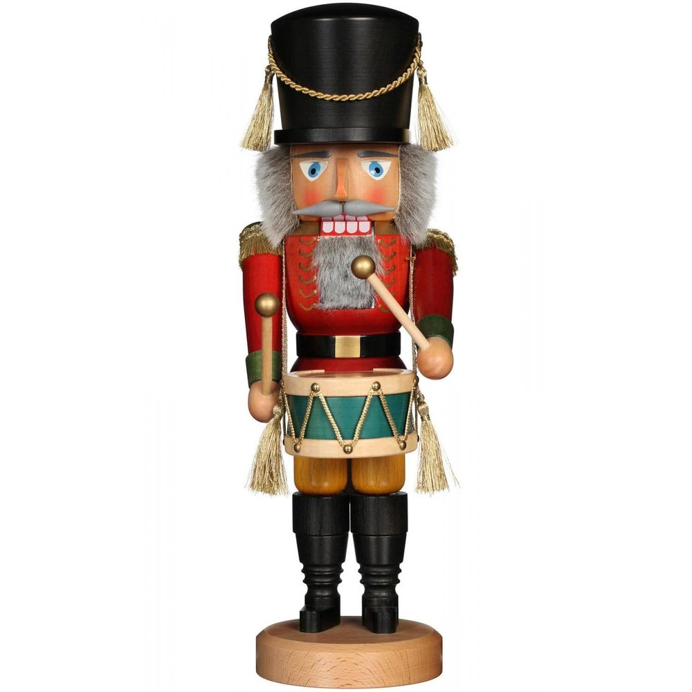 Christian Ulbricht Nutcracker - Drummer Red - Glazed
