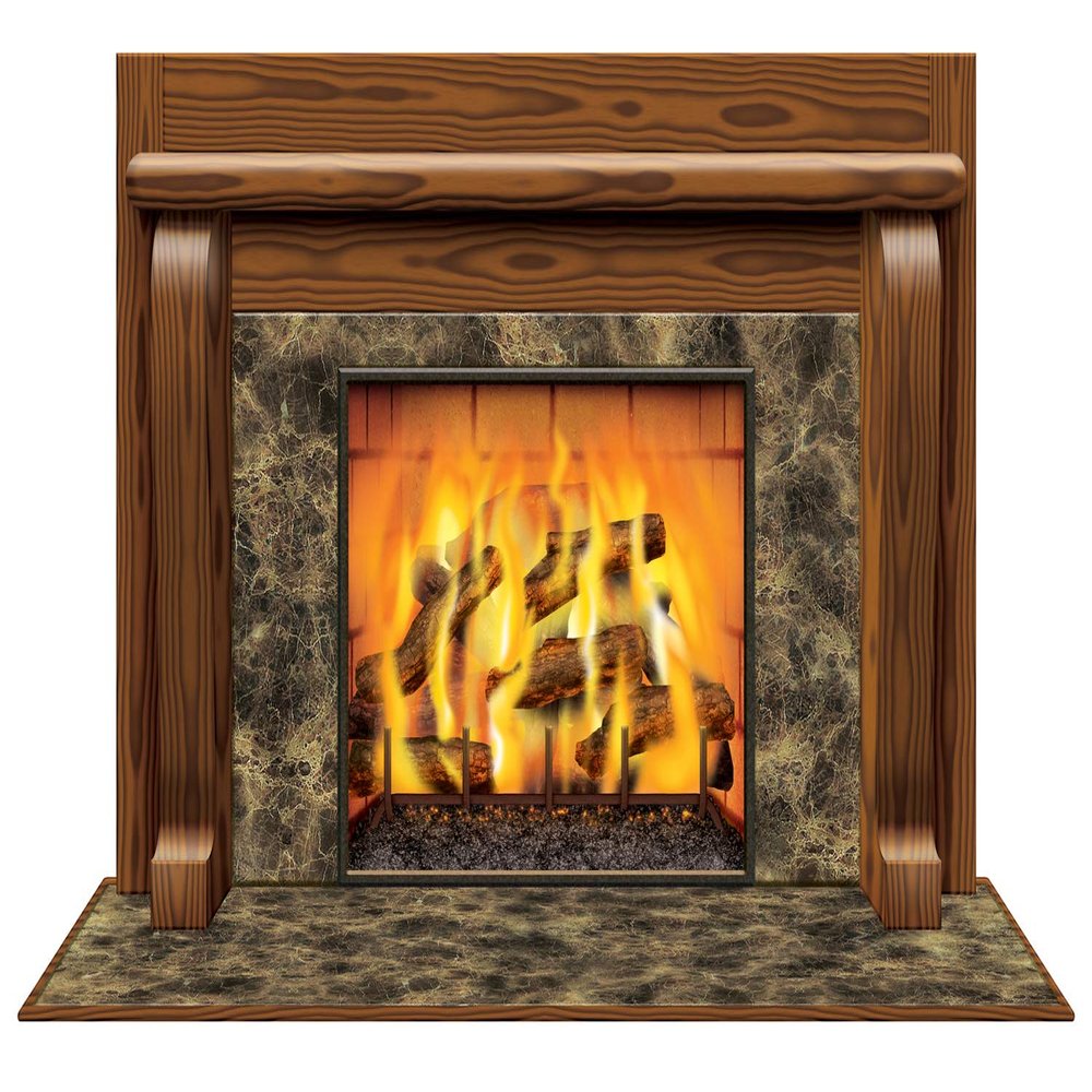 Fireplace Insta-View Party Accessory (1 count) (1/Pkg)