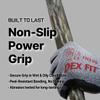 DEX FIT Nitrile Work Gloves FN330, 12 Pairs, 3D-Comfort Stretchy Fit, Firm Grip, Thin & Lightweight, Touch-Screen Compatible, Durable, Breathable & Cool, Machine Washable; Grey L (9) view 3