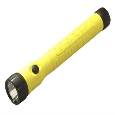 Streamlight 76410 PolyStinger LED HAZ-LO Intrinsically Safe Rechargeable Flashlight, Yellow - 130 Lumens