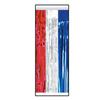 Pkgd 1-Ply FR Metallic Table Skirting (red, silver, blue) Party Accessory (1 count) (1/Pkg) view 1