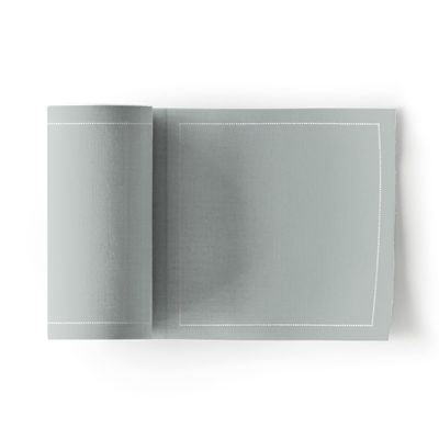 Cotton Cocktail Napkin - 4.3 x 4.3 in - 50 units per roll - Grey