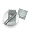 Cotton Cocktail Napkin - 4.3 x 4.3 in - 50 units per roll - Grey view 3