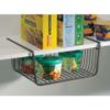 iDesign York Metal Under Shelf Storage Basket Storage Organizer for Kitchen, Bathroom, Office, Bronze view 2