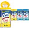 Lysol Disinfecting Wipes 320ct 4x80ct Cleaning Wipes Cleaning Supplies Packaging May Vary, White, Lemon & Ocean Breeze, Lemon Lime Blossom,Ocean Fresh, 320 Count