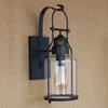 RUNNUP Industrial Wall Sconces Wall Lighting Lantern Wall Lamp Wall Fixture Loft Light with Cylinder Glass Shade use E26 Light Bulb in Black Finish, 1 Light view 4