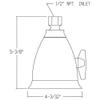 Speakman, Polished Brass S-2005-HB-PB Hotel Anystream High Pressure 2.5 GPM Adjustable Shower Head view 4