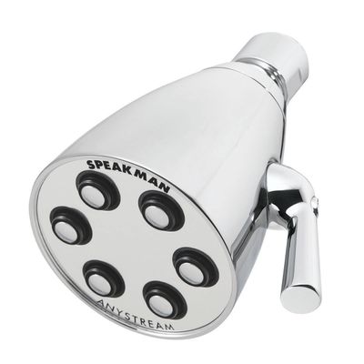Speakman, Satin S-2252-AB-E2 Signature Brass Icon Anystream Adjustable Shower Head, 2.0 GPM